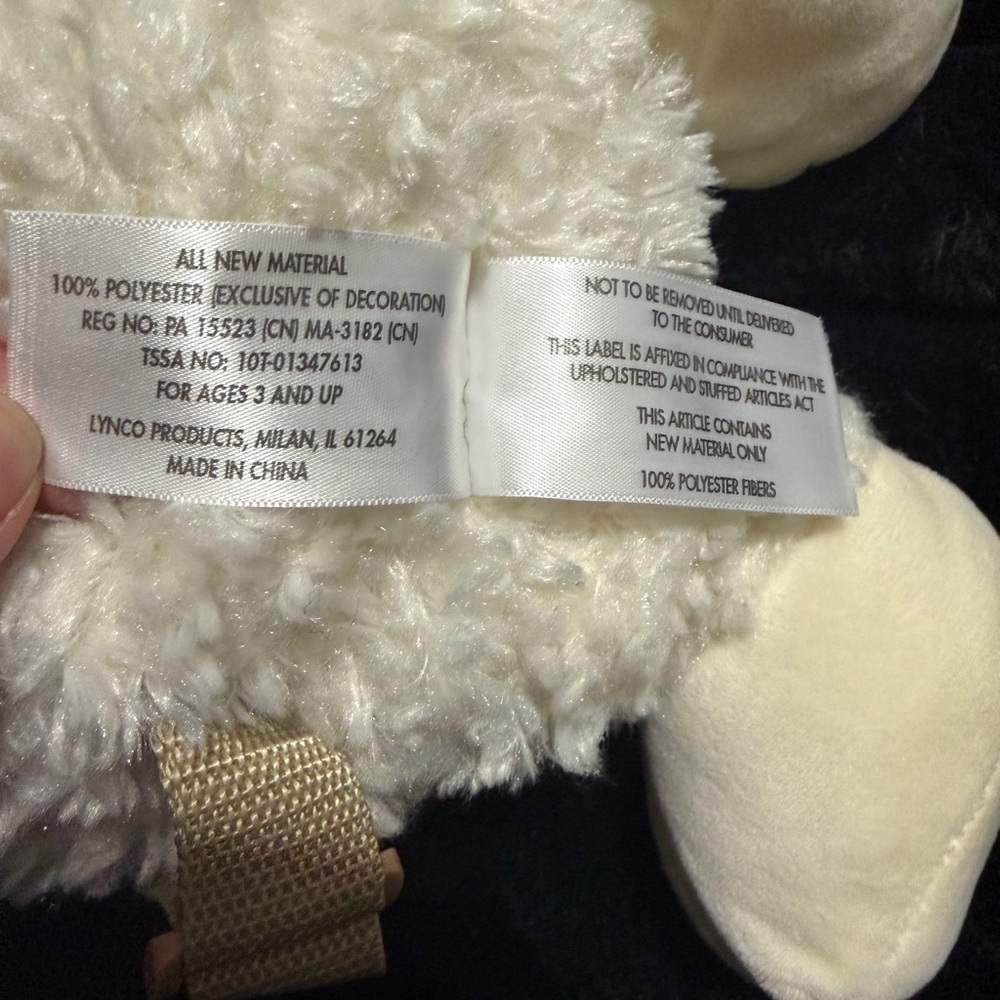 Critter Collection lamb backpack by Lynco Products. - Picture 6 of 7